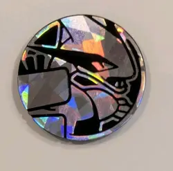 Pokemon Lugia Collectible Coin (Silver Shatter Holofoil) Lost Thunder Coin C2 - Image 1