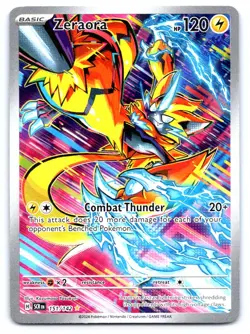 Zeraora Pokemon Illustration Rare SV07: Stellar Crown 151/142 - Image 1