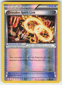 Groudon Spirit Link 131/160 Uncommon Primal Clash Pokemon Reverse Holo LP - Image 1