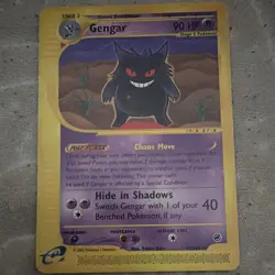 Pokemon TCG Gengar Expedition Base Set 048/165 Rare Regular 2002 English HP 90 - Image 1