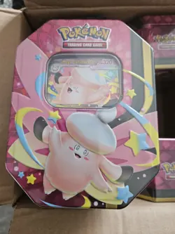 Pokemon TCG: Mega Moonlit Tins, Case of 6 Tins - Image 5