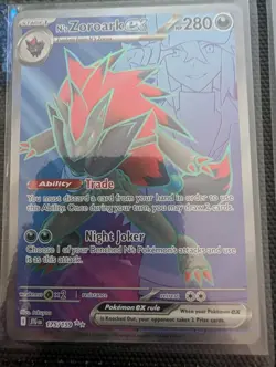 N's Zoroark ex 175/159 Ultra Rare Full Art - Pokemon SV09 Journey Together - Image 1