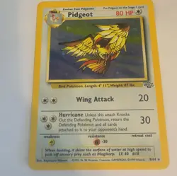 WOTC Pokemon TCG Pidgeot 8/64 Jungle Holo Rare English Stage 2 80 HP 1999 - Image 1