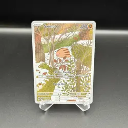 Pokemon TCG Swinub 165/159 Journey Together Illustration Rare - Image 1