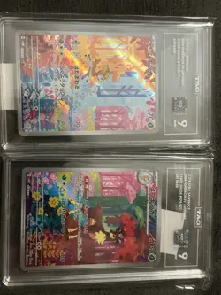 pokemon lot graded 2pc Tag 9 Lot #b1 Deerling And Sawsbuck 073&074/071 - Image 1