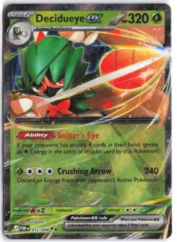 Decidueye ex 012/088 Double Rare Perfect Order Pokemon NM - Image 1