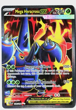 POKEMON Mega Heracross ex - 108/094 [PFL 108/094] Ultra Rare Holofoil NM - Image 1