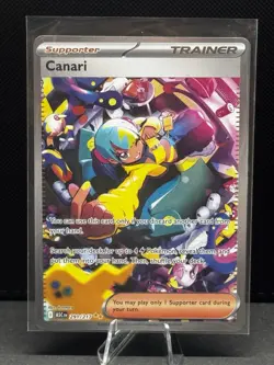 Pokemon TCG Canari 291/217 ASCEND Secret Rare Full Art Holo English 2026 - Image 1