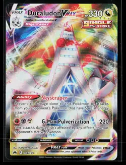 Duraludon VMAX 104/159 VMAX Rare Holo Crown Zenith Pokemon NM - Image 1