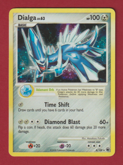 2009 Pokemon - DIALGA - 4/100 - Holo Rare - NM - 576🔥📈🔥 - Image 1