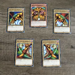 YUGIOH: Exodia the Forbidden One Set 5-card Set LDK2 Common NM - Image 1