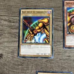 YUGIOH: Exodia the Forbidden One Set 5-card Set LDK2 Common NM - Image 2
