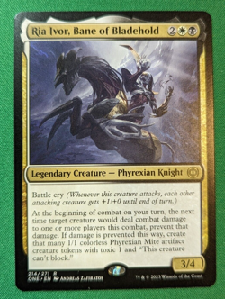 MTG - Ria Ivor, Bane of Bladehold 214/271 - Phyrexia:AWBO - Pack Fresh!! - Image 1