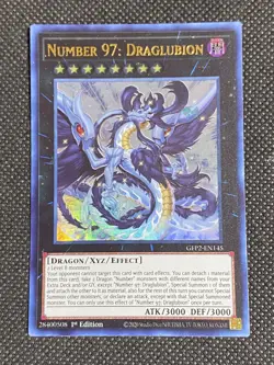 YuGiOh! - Number 97: Draglubion GFP2-EN145 Ultra Rare 1st Edition Near Mint - Image 1