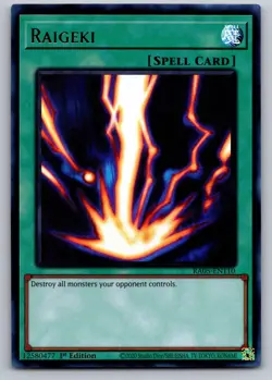 RAIGEKI RA05-EN110 SR RARITY COLLECTION 5 YU-GI-OH NM/M - Image 1