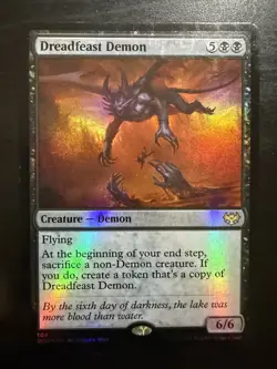 Dreadfeast Demon 108 - R - Innistrad: Crimson Vow - Foil - MTG - LP - Image 1