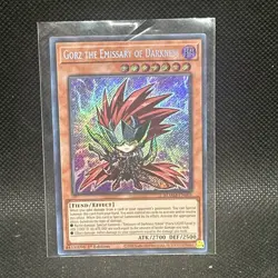*** GORZ THE EMISSARY OF DARKNESS *** SECRET RARE (CHIBI) BLMM-EN005 YUGIOH! - Image 1