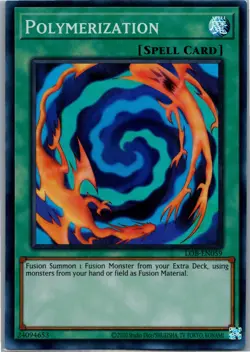 Polymerization Super Rare Legend of Blue Eyes (25th Anniversary) LOB-EN059 NM - Image 1