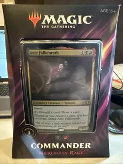 MTG English Commander 2019: Merciless Rage, Brand New, English Commander Decks 630509892624 - Image 1