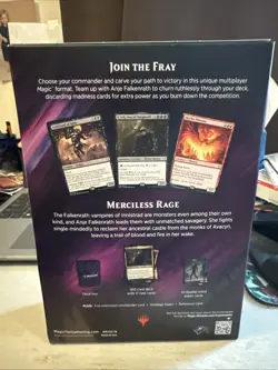 MTG English Commander 2019: Merciless Rage, Brand New, English Commander Decks 630509892624 - Image 2