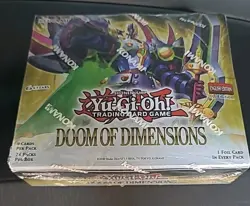 Yugioh Doom of Dimensions (DOOD) Booster Box [1st Edition] FACTORY SEALED/NEW - Image 1
