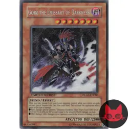 Yugioh Gorz the Emissary of Darkness DLG1-EN000 Limited Edition MP - Image 1