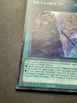 The Fallen & The Virtuous | CH01-EN019 | Secret Rare | HOLO BLEED! | YuGiOh! - Image 3