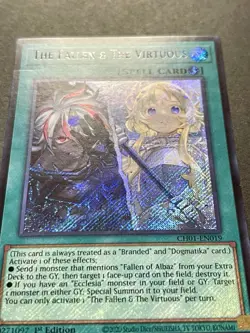 The Fallen & The Virtuous | CH01-EN019 | Secret Rare | HOLO BLEED! | YuGiOh! - Image 5