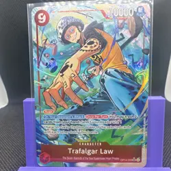 Trafalgar Law OP14-009 SR Alt Art Foil Character 10000 9 Eng One Piece - Image 2