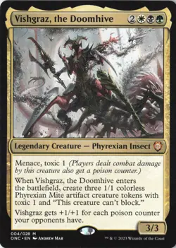 Vishgraz, the Doomhive Commander: Phyrexia: All Will Be One Normal NM 4 - Image 1