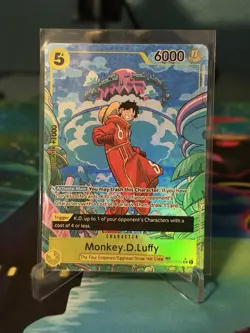 One Piece Monkey D Luffy OP07-109 Treasure Rare Two Legends - Image 1