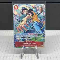 2025 One Piece Trafalgar Law Alternate Art OP14-009 SR The Azure Sea’s Seven Alt - Image 1