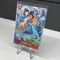 2025 One Piece Trafalgar Law Alternate Art OP14-009 SR The Azure Sea’s Seven Alt - Image 3
