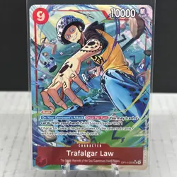 2025 One Piece Trafalgar Law Alternate Art OP14-009 SR The Azure Sea’s Seven Alt - Image 4
