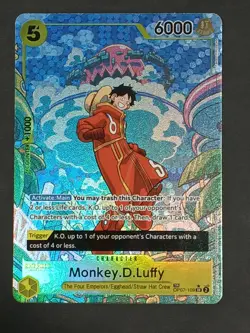 MONKEY D LUFFY - One Piece OP07-109 - TR Treasure Super Rare SR - Two Legends - Image 1