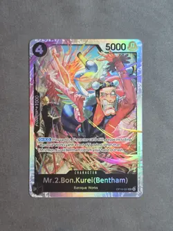 Mr.2.Bon.Kurei (Bentham) (SR) OP14-091 One Piece TCG The Azure Sea's Seven - Image 1