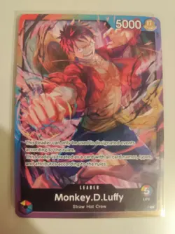 🌈 Rainbow Luffy Leader - One Piece TCG Promo Non Holo Version English Event - Image 1