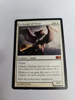 Archangel of Thune Core Set 2014 (M14) Regular MP Free Shipping - Image 1