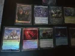 Mtg Final Fantasy Lot (12) Foil Rare Extended Art - Image 3