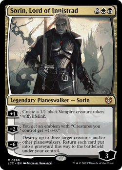 Sorin, Lord of Innistrad #289 | NM | LCC Magic MTG - Image 1