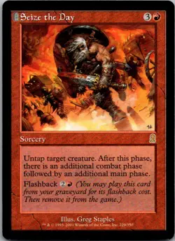 2001 Magic the Gathering Q Seize the Day Expansion/Rare #220 - Image 1