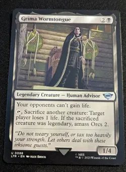 MTG - Grima Wormtongue - Lord Of The Rings: TOME - Pack Fresh!! - Image 1