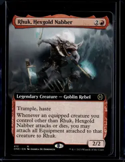 Rhuk, Hexgold Nabber - 412 - ONE - NM - MTG Magic the Gathering - Image 1