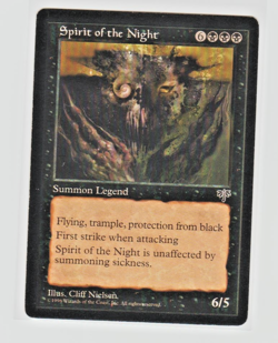 Magic the Gathering ~ MTG ~ 1x Spirit of the Night ~ MIRAGE ~ LP - Image 1