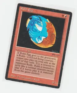Magic the Gathering ~ MTG ~ 1x Rukh Egg ~ HP ~ Arabian Nights - Image 1