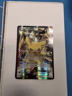 Pikachu EX XY124 XY Black Star Promo LP TCG Pokemon - Image 1