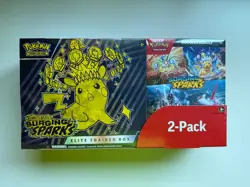 NEW Costco Pokemon TCG Surging Sparks Booster Box Elite Trainer Bundle QTY 2 - Image 2