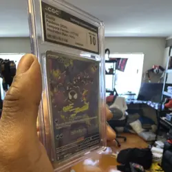 Pokemon TCG CGC 10 Gastly #177/162 SV05 Temporal Forces IR Holo Eng 2024 - Image 2