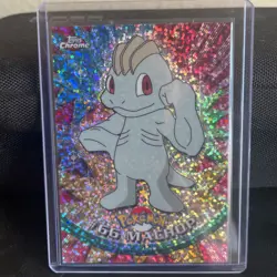 2000 TOPPS CHROME POKEMON T.V. SPARKLE #66 MACHOP - Image 1