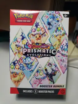 Pokemon TCG Scarlet & Violet Prismatic Evolutions Booster Bundle SEALED - Image 1